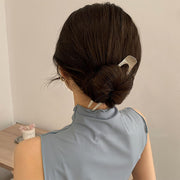 かんざし 簪 U字型 Uピン レディース ヘアアクセサリー 髪飾り まとめ髪 髪留め ヘアアレンジ 挿すだけ 簡単 女性 婦人 シンプル おしゃれ お団子 和装