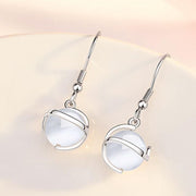 フックピアス レディース アクセサリー シルバーカラー カラーストーン風 ファッション小物 玉 ボール 半透明 揺れる 上品 きれいめ おしゃれ ギフト プレゼント