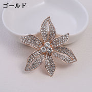ブローチ ピンブローチ レディース 女性 アクセサリー フラワー お花 ラインストーン キラキラ 華やか 上品 おしゃれ 大人可愛い お出かけ セレモニー フォーマル ギフト プレゼント 婦人用 ファッション小物