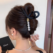 バンスクリップ ヘアクリップ 単品 1個 レディース 女性 婦人 フェイクパール ヘアアクセサリー 髪飾り 髪留め ヘアアレンジ まとめ髪 単色 シンプル 大人かわいい 上品 おしゃれ 普段使い