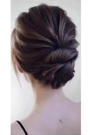 ヘアコーム Eコーム 夜会巻きコーム レディース 女性 ヘアアクセサリー ファッション雑貨 7本歯 4本歯 波型 ウェーブ 飾りなし ブラック シンプル カジュアル