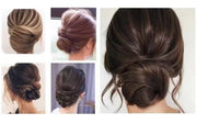 ヘアコーム Eコーム 夜会巻きコーム レディース 女性 ヘアアクセサリー ファッション雑貨 7本歯 4本歯 波型 ウェーブ 飾りなし ブラック シンプル カジュアル