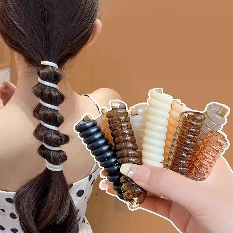 コイルアップポニー タイトポニー ヘアアクセサリー 単品 1個 ポニーフック 商品画像2