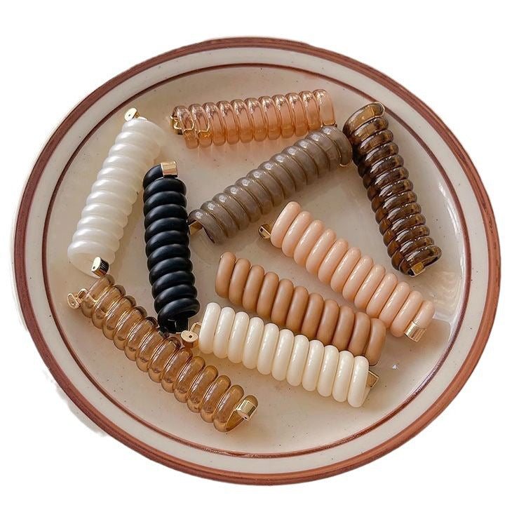 コイルアップポニー タイトポニー ヘアアクセサリー 単品 1個 ポニーフック 商品画像3