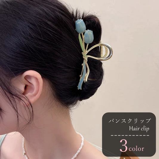 バンスクリップ ヘアクリップ 髪留め レディース 女性 ヘアアクセサリー 商品画像