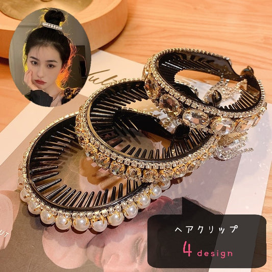 ヘアクリップ ヘアリング レディース 女性 ヘアアクセサリー ファッション雑貨 商品画像