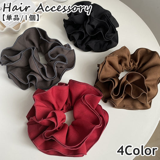 シュシュ 単品 1個 ヘアゴム ヘアアクセサリー レディース 商品画像