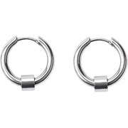 フープピアス 2個セット 両耳用 リングピアス アクセサリー メンズ 男性用 紳士用 ファッション小物 輪っか ボール バネ ワンポイント おしゃれ かっこいい プレゼント ギフト 誕生日 記念日 デイリー 普段使い 男女兼用 ユニセックス
