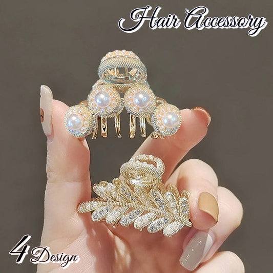 ヘアクリップ ミニバンスクリップ ヘアアクセサリー レディース 女性 フェイクパール 商品画像