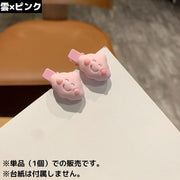 ヘアクリップ 前髪クリップ 子供 キッズ 女の子 ヘアアクセサリー 髪留め 髪飾り ミニ 小さめ ハート クマ かわいい 可愛い