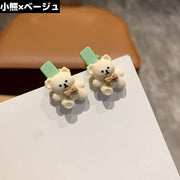 ヘアクリップ 前髪クリップ 子供 キッズ 女の子 ヘアアクセサリー 髪留め 髪飾り ミニ 小さめ ハート クマ かわいい 可愛い