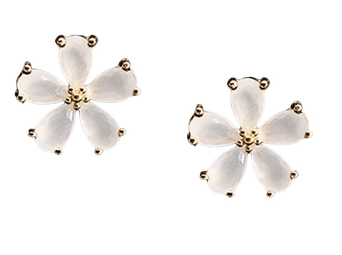 スタッドピアス アクセサリー レディース キャッチピアス 花 フラワー かわいい おしゃれ 大人可愛い 華やか キュート ギフト 贈り物 プレゼント 女性用 婦人用 耳飾り ファッション小物