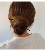かんざし 簪 ヘアピン ヘアスティック レディース 女性 ヘアアクセサリー ヘアアレンジ まとめ髪 ヒョウ柄 マーブル模様 和装 洋装 ヘアアクセント お団子 アップ 髪飾り