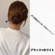 かんざし 簪 ヘアピン ヘアスティック レディース 女性 ヘアアクセサリー ヘアアレンジ まとめ髪 ヒョウ柄 マーブル模様 和装 洋装 ヘアアクセント お団子 アップ 髪飾り