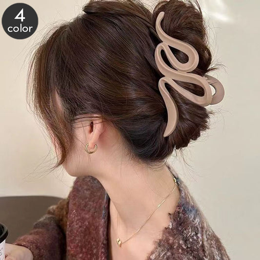 ヘアクリップ バンスクリップ レディース 女性用 ヘアアクセサリー ウェーブ型 商品画像