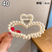 バンスクリップ ヘアクリップ レディース 女性 ヘアアクセサリー デザイン豊富 髪留め 髪飾り ヘアアレンジ フェイクパール ラインストーン シルバーカラー ゴールドカラー 高級感 上品 きれいめ おしゃれ
