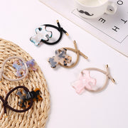 ヘアゴム 髪ゴム レディース キッズ ヘアアクセサリー 髪留め 髪飾り まとめ髪 ヘアアレンジ クマ 子供 可愛い おしゃれ ポニーテール お団子 女の子 女性 ロングヘア セミロング 外出 お出掛け 普段使い デイリー 誕生日 プレゼント 贈り物