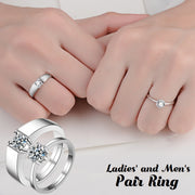 指輪 ペアリング オープンリング レディース メンズ アクセサリー ラインストーン シンプル 上品 お揃い 恋人 夫婦 カップル プレゼント ギフト 贈り物 お祝い 記念日 誕生日 デート デイリー 普段使い 雑貨 ファッション小物 かわいい おしゃれ きれいめ カジュアル フォーマル 女性 男性 彼女 彼氏 シルバーカラー