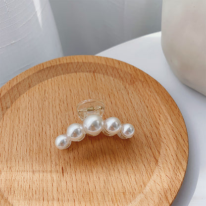 ヘアクリップ バンスクリップ ヘアアクセサリー レディース フェイクパール 上品 商品画像5