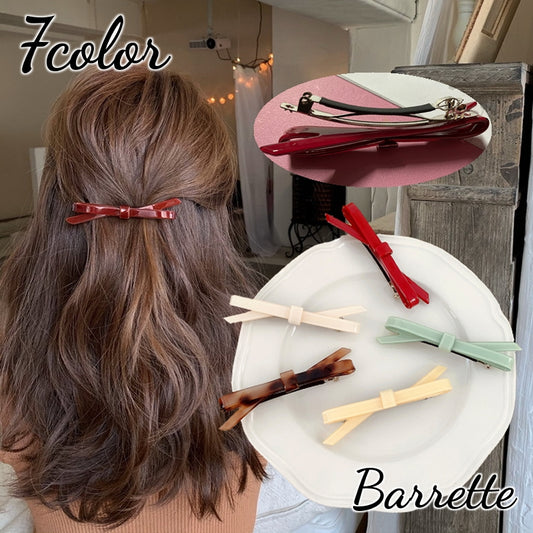 バレッタ ヘアアクセサリー レディース 髪留め 髪飾り まとめ髪 商品画像