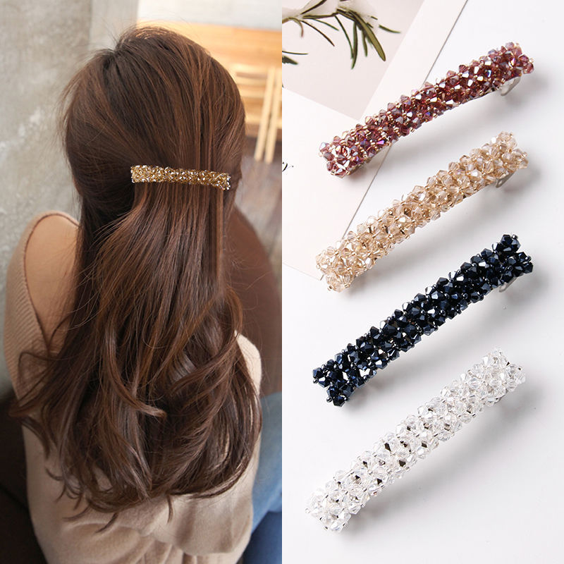 バレッタ ヘアアクセサリー レディース 女性 ビーズ キラキラ 商品画像2