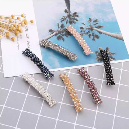 バレッタ ヘアアクセサリー レディース 女性 ビーズ キラキラ 商品画像4