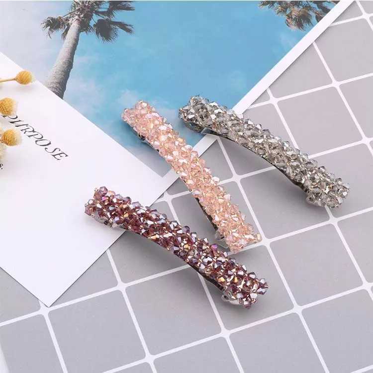 バレッタ ヘアアクセサリー レディース 女性 ビーズ キラキラ 商品画像5
