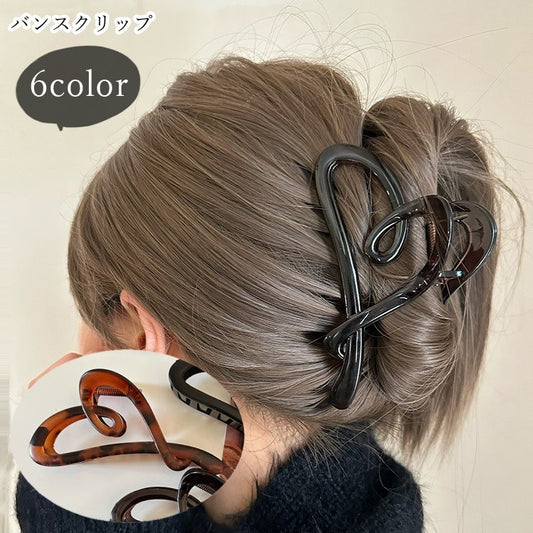 バンスクリップ ヘアクリップ 髪留め レディース 女性 ヘアアクセサリー 商品画像