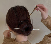 かんざし 簪 一本挿し レディース ヘアアクセサリー 髪飾り 髪留め ヘアピン 和装 洋装 着物 浴衣 マーブル模様 おしゃれ