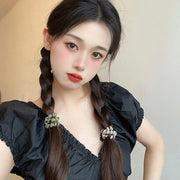 ヘアゴム スプリングゴム 同色5個セット レディース 女性 婦人 伸縮性 髪ゴム ヘアアクセサリー 髪留め まとめ髪 ヘアアレンジ 普段使い シンプル お洒落 ファッション小物