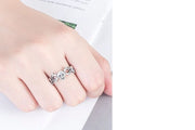 指輪 オープンリング アクセサリー スカル レディース 女性 婦人用 ファッションリング おしゃれ シルバーカラー ビンテージ加工 サイズ調整可能 どくろ 髑髏 お守り 記念日 プレゼント 贈り物