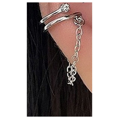 イヤーカフ 片耳用 単品 レディース 女性 アクセサリー 2連リング バリエーション画像