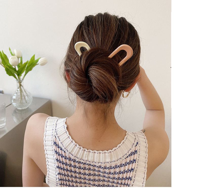 コーム ヘアコーム レディース ヘアアクセサリー 女性用 U字コーム 商品画像5