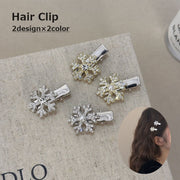ヘアクリップ ミニ ヘアピン レディース 女性 ヘアアクセサリー 髪飾り ライトストーン パール調 かわいい おしゃれ 前髪 お出かけ 小さめ