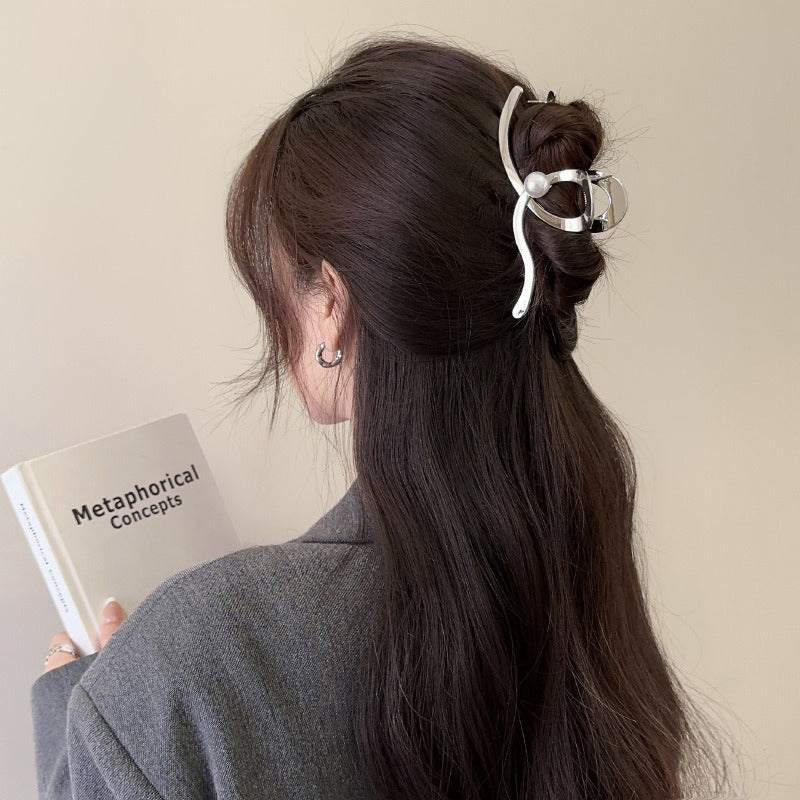 ヘアクリップ バンスクリップ レディース 女性 ヘアアクセサリー ヘアアレンジ 商品画像3