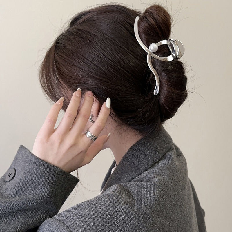 ヘアクリップ バンスクリップ レディース 女性 ヘアアクセサリー ヘアアレンジ 商品画像4