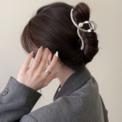 ヘアクリップ バンスクリップ レディース 女性 ヘアアクセサリー ヘアアレンジ 商品画像4