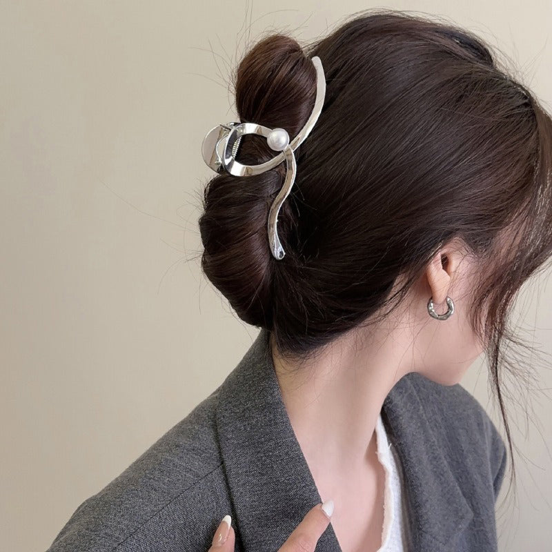 ヘアクリップ バンスクリップ レディース 女性 ヘアアクセサリー ヘアアレンジ 商品画像5