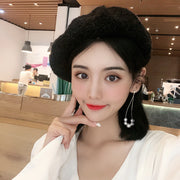 ピアス 両耳用 スタッドピアス アクセサリー レディース 女性 チェーン パール調 揺れる おしゃれ かわいい ギフト プレゼント 贈り物