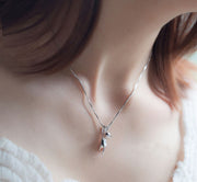 ネックレス ペンダント アクセサリー レディース 女性 ファッションアクセサリー 猫 子猫 ネコ シンプル かわいい おしゃれ プレゼント ギフト