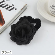 シュシュ ヘアゴム 髪ゴム レディース 女性用 ヘアアクセサリー 髪留め 髪飾り 薔薇 花 フラワー 可愛い おしゃれ 華やか まとめ髪 ヘアアレンジ