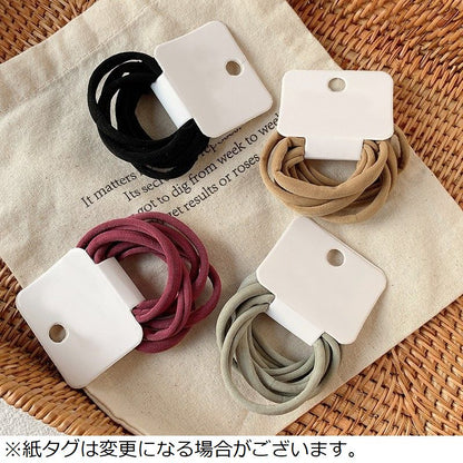 ヘアゴム 6個セット レディース 大人 ヘアアクセサリー シンプル 商品画像2