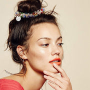 ヘアゴム ヘアアクセサリー レディース 女性 婦人 ヘアアレンジ 髪飾り まとめ髪 ラインストーン ビーズ フェイクパール チャーム付き カラバリ豊富
