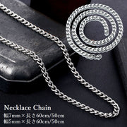 ネックレスチェーン 喜平チェーン チェーンのみ ステンレス メンズ レディース マチネ 60cm 50cm 太め 7mm 5mm アクセサリー シルバーカラー ストリート ヒップホップ ダンス系 おしゃれ シンプル カジュアル 普段使い デイリー 大人 男女兼用 ユニセックス 男性 女性 彼氏 彼女 夫 妻 友達 プレゼント ギフト 贈り物 誕生日 母の日 父の日 クリスマス