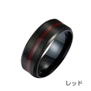 リング 指輪 メンズ ユニセックス レディース アクセサリー ファッションリング ライン シンプル 黒 ブラック クール かっこいい おしゃれ ゴツめ 重ね付け サムリング モノトーン 男性 大きいサイズ プレゼント カジュアル 普段使い