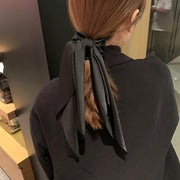 シュシュ ヘアゴム 髪ゴム レディース 女性 ヘアアクセサリー ファッション雑貨 リボン スカーフ風 無地 フェミニン ガーリー シック フォーマル カジュアル 可愛い かわいい キュート おしゃれ