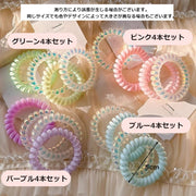 ヘアゴム 4本セット 6本セット 9本セット 髪ゴム レディース 女性 子供 こども ヘアアクセサリー 髪飾り まとめ髪 かわいい おしゃれ