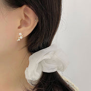 ピアス レディース アクセサリー 耳飾り パール風 フェイクパール ラインストーン おしゃれ かわいい 可愛い シンプル パーティー イベント キラキラ プレゼント ギフト