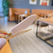 ヘアクリップ 単品 1個 レディース ヘアアクセサリー 髪飾り 髪留め ヘアアレンジ チェック柄 白黒 楕円形 波 可愛い おしゃれ カジュアル 女性 婦人 外出 お出掛け