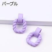 ピアス スタッドピアス レディース 女性 アクセサリー 四角 スクエア 大ぶり ねじり シンプル おしゃれ かわいい カジュアル 普段使い お出かけ ギフト プレゼント 婦人用